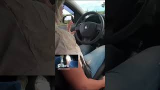 FAZER CONTROLE DE EMBREAGEM NA SUBIDA ESTRAGA O CARRO bellasnotransito shorts [upl. by Alena]