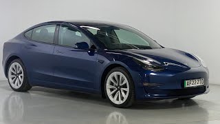 TESLA MODEL 3 LONG RANGE AWD AF22 ZTO WALK AROUND [upl. by Odrautse]