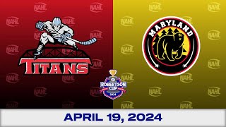 NAHL Game Highlights  New Jersey vs Maryland  41924 [upl. by Aidul]