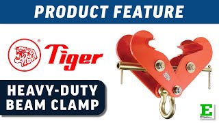 Tiger Lifting Heavy Duty Beam Clamps  ERigging Products [upl. by Cristina]