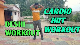 Cardio Hiit Workout 💪Deshi Morning workout [upl. by Jarib]