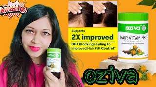 Oziva Hair Vitamins  Treat hairfall in 1 month and grow new hair ozivahairvitamins oziva [upl. by Elocin]