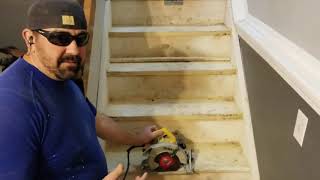 How to Prep Stairs for Laminate or Vinyl Flooring [upl. by Nirual]