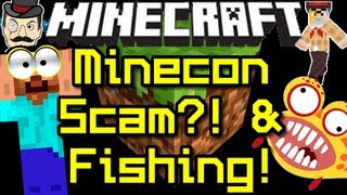 Minecraft News MINECON TICKET SCAM Plus Fishing [upl. by Adian515]