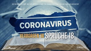 Coronavirus verborgen in Sprüche 18 Single Message [upl. by Yahc541]