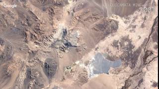 Google Earth Timelapse Chuquicamata Mine Chile [upl. by Unam860]