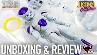 Dragon Ball Z Frieza Fourth Form SHFiguarts Unboxing amp Review [upl. by Arorua]