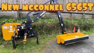 The new hedge trimmer mcConnel 6565T with a 5ft head Episode 96 [upl. by Avlasor117]