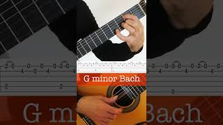 G minor Bach BachLuo Ni Arrangement for Guitar [upl. by Yerfdog]