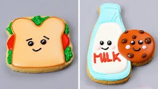 Tasty Colorful Cookies Recipe  10 Cute and Creative Cookies Decorating Ideas For Party [upl. by Callum]