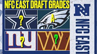 2024 NFL Draft Grades NFC EAST Eagles Cowboys Commanders Giants [upl. by Haugen]