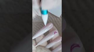 recreación nailart Sesshomaru [upl. by Nauqit132]