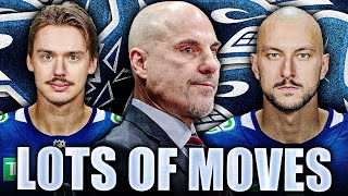 RICK TOCCHET MAKES HIS MOVE LOTS OF VANCOUVER CANUCKS NEWS amp LINEUP CHANGES Silovs Desharnais [upl. by Leiand]