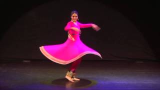 Rachna Nivas in dynamic kathak dance solo  NCPA Mumbai [upl. by Ecnaiva]