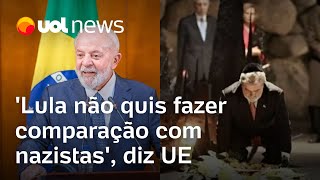 Lula não quis fazer comparação com nazistas diz representante da União Europeia [upl. by Annagroeg]