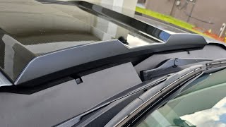 Kaos Design Company Chevy Trail Boss Hood Scoop Anti Glare Single Piece installation [upl. by Ayisan]