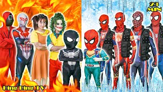 JOKER breaks into KID SPIDER MAN Rangers house  Battle With Zombie  Movie  p5 [upl. by Shawnee]