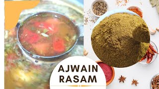 Ajwain Rasam recipe in Tamil  How to make South Indian Rasam with Rasam podi  Good for digestion [upl. by Nylsaj]