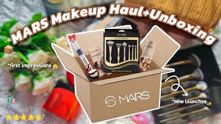 MARS Cosmetics Makeup HaulUnboxing 💅📦💄💫 New Launches Honest First Impression⭐ [upl. by Kohler]