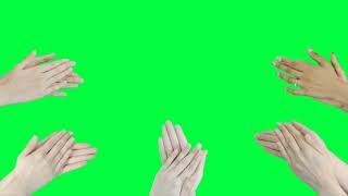 Clapping Hands Green Scren Effect  Clapping Hands Youtube Video Editing Green Screen [upl. by Nnylyoj866]