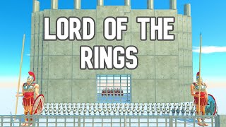 LORD OF THE RINGS in animal revolt battle simulator  animal revolt castle defense [upl. by Aelyk]