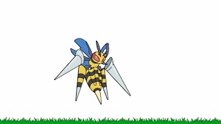 Mega Beedrill Evolution [upl. by Burgener]