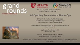 SubSpecialty Presentations NeuroOphthalmology [upl. by Morganne]