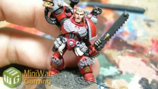 Warhammer 40k Painting Blood Angels  Brother Corbulo [upl. by Beverley158]