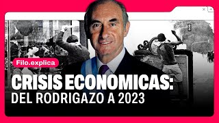 CRISIS ECONÓMICAS en Argentina RODRIGAZO CRISIS DEL 2001 CONVERTIBILIDAD y más  FiloExplica [upl. by Marris]