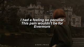 evermore  taylor swift bon iver lyrics [upl. by Cost]