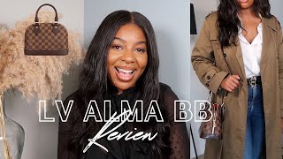 LOUIS VUITTON ALMA BB REVIEW 2021 PROS amp CONS WHAT FITS MOD SHOTS IS IT STILL WORTH GETTING [upl. by Nava]