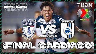 HIGHLIGHTS  Pachuca vs Querétaro  Liga Mx AP2024  J6  TUDN [upl. by Macur]