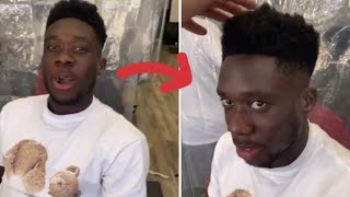 Alphonso Davies has a NEW HAIRSTYLE 💇 [upl. by Eta983]