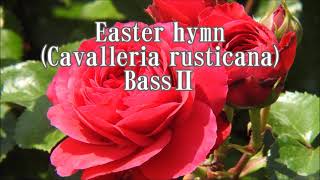 「カヴァレリア・ルスティカーナ」より Easter hymn ベースⅡ Easter hymn from Cavalleria rusticana BassⅡ [upl. by Orodoet599]