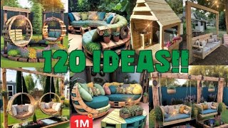 Decora tu Vivienda y Jardín con estas Ideas de palets Recicladas 120 Ideas de Bricolaje¡ [upl. by Prochoras659]