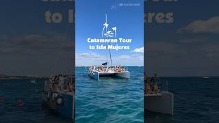 Best tour to Isla Mujeres  Xcaret Catamaran  Cancun Mexico travel xcaret islamujeres cancun [upl. by Canada353]