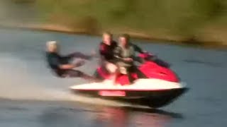 08 Sturz vom JetSki bei 70Kmh Seadoo Wake Edition [upl. by Nhabois359]