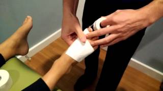 How to tape the big toe MTP joint [upl. by Merrilee]