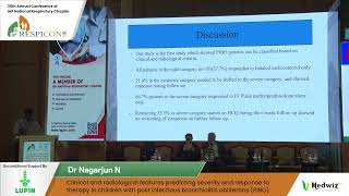 Predicting Severity amp Response Therapy in PostInfectious Bronchiolitis Obliterans by Dr Nagarjun N [upl. by Parry646]