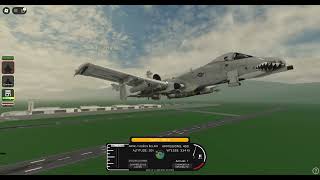 UPDATE A10 Warthog Airstrike Training [upl. by Ahselat]