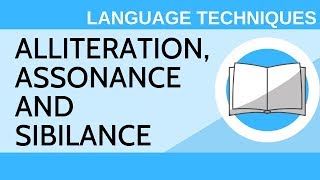 Alliteration Assonance and Sibilance  Language Techniques [upl. by Netram]