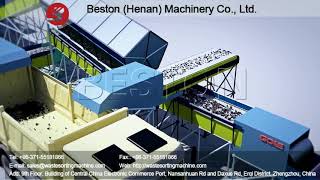 Beston Municipal Solid Waste Sorting Machine  Detailed Working Process [upl. by Kermie274]