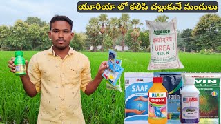 యూరియాలో కలిపి ఈ మందులను వాడుకోవచ్చు   fungicides  insecticides  hmr telugu agriculture [upl. by Margery]