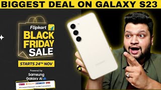 Samsung Galaxy S23 At 38999 On Flipkart Black Friday Sale 2024 ⚡️  Best Compact Smartphone s23 [upl. by Sirad]