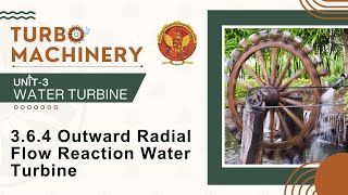 364 Outward Radial Flow Reaction Water Turbine  ME603A [upl. by Niras]