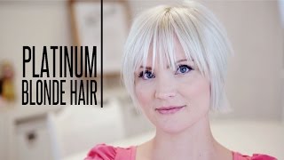 How To Color Platinum Blonde Hair [upl. by Anneg]