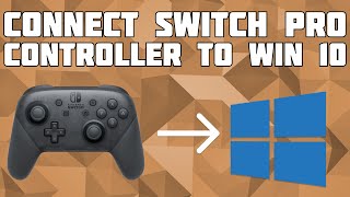 Connect a Switch Pro Controller to Windows 10 Wired  Wireless [upl. by Nerissa]