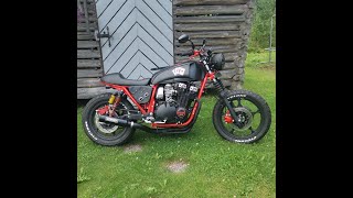 Suzuki GSX 1100 1980 building the quotCyclonequot scrambler [upl. by Lichter366]