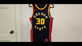 Authentic Stephen Curry 202425 City Edition Jersey Golden State Warriors Nike Jersey [upl. by Alhan]