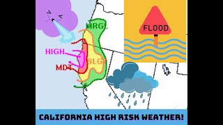 California High Risk Atmospheric River Incoming [upl. by Coit941]